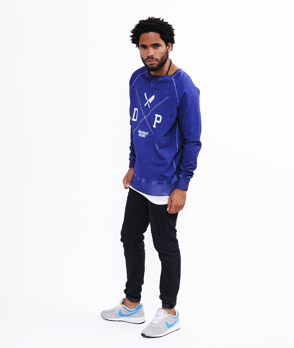 INTERSECT GRAND NECK sweatshirt by Distorted People