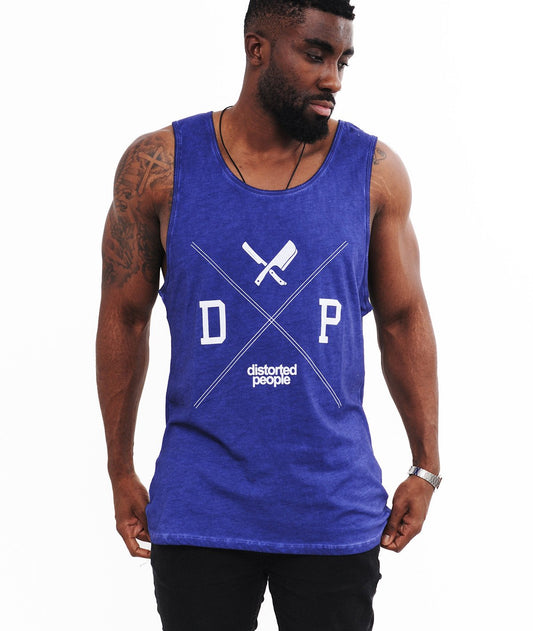 INTERSECT grand neck Tank Top by Distorted People