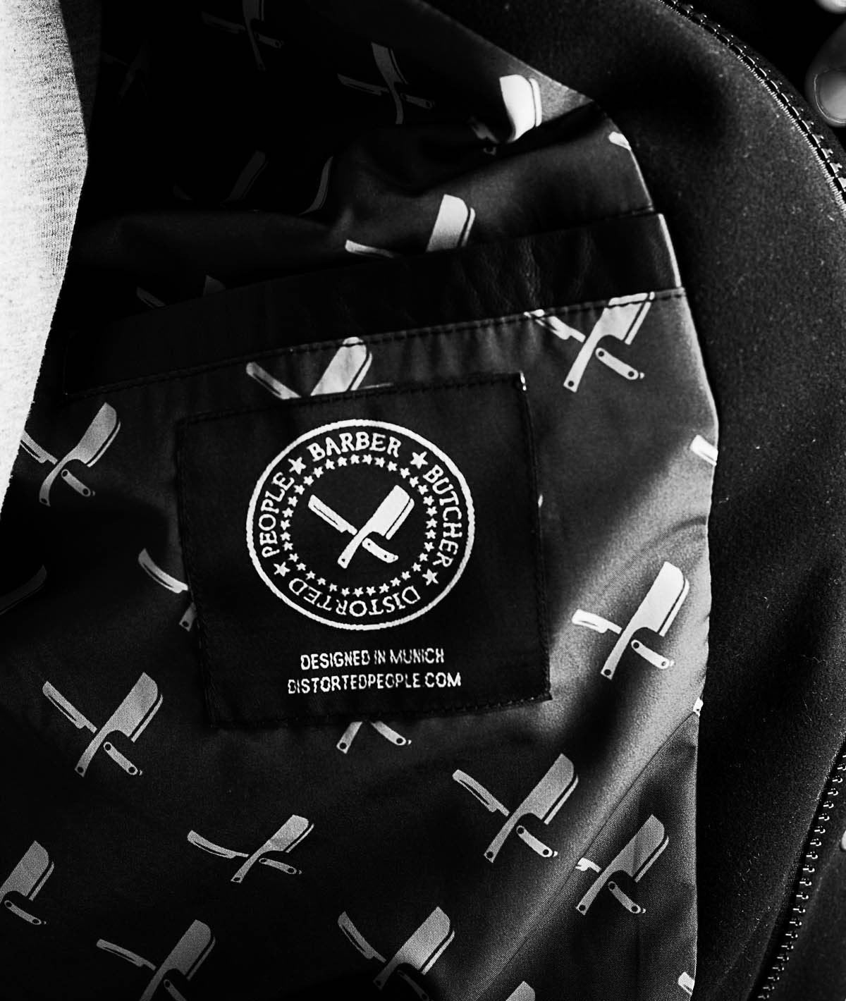 The Crew varsity jacket by Distorted People