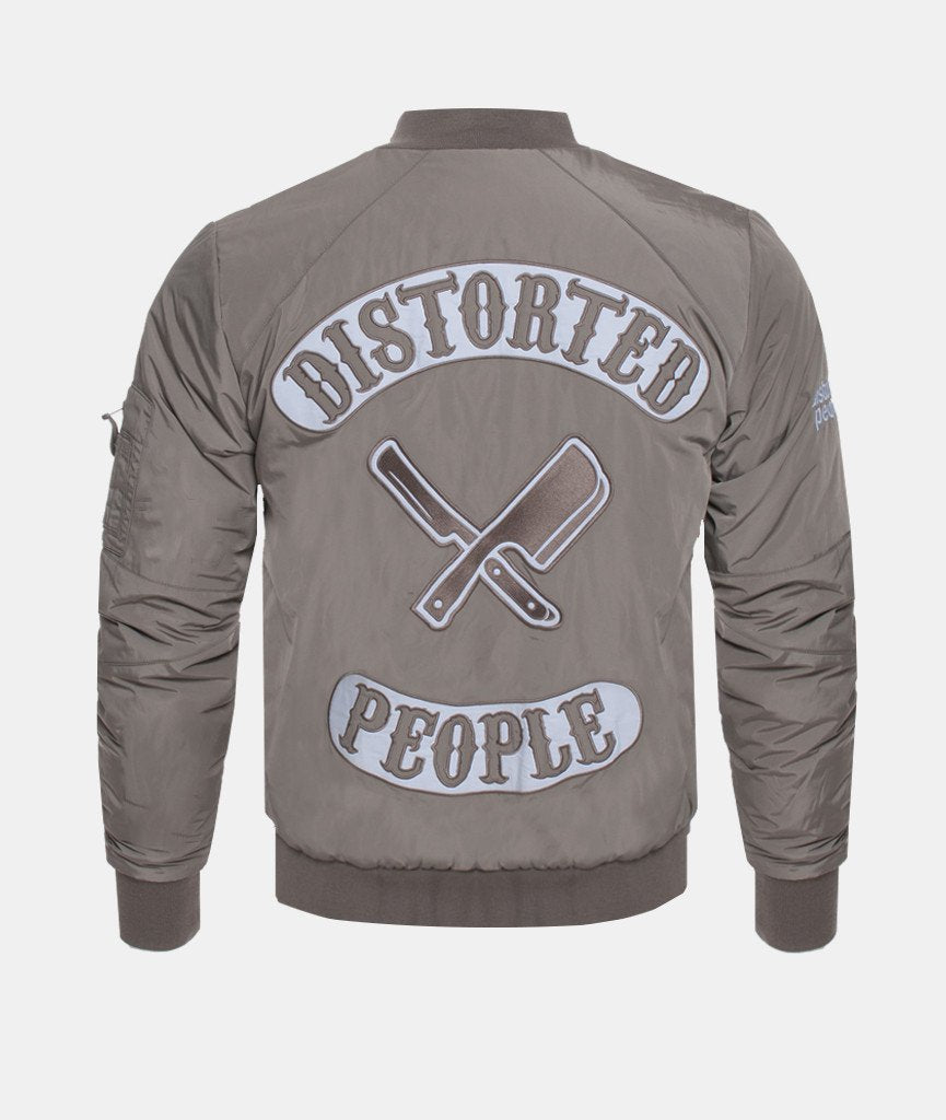 PATCH-SERIES TEAM slim cut bomber jacket by Distorted People