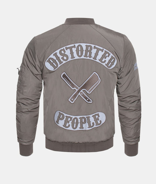 PATCH-SERIES TEAM slim cut bomber jacket by Distorted People