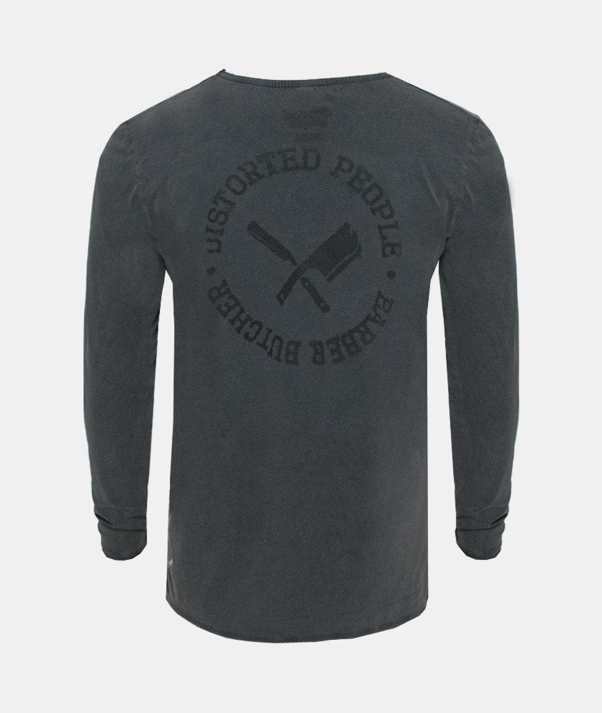 Cutted Neck Circle longsleeve by Distorted People
