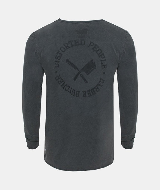 Cutted Neck Circle longsleeve by Distorted People