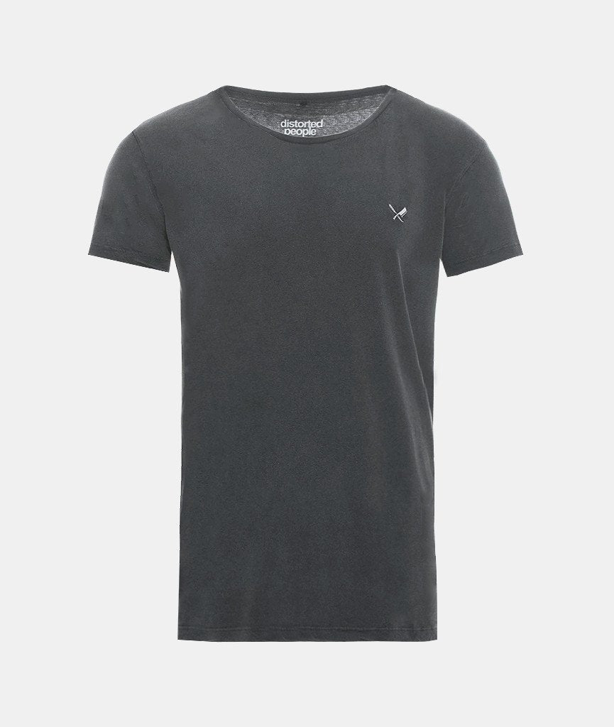 Grand Crew Neck long t-shirt by Distorted People