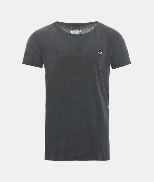 Grand Crew Neck long t-shirt by Distorted People