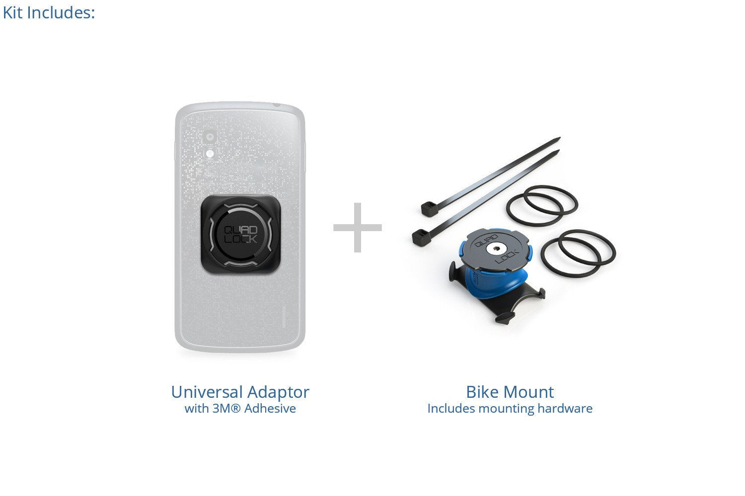 Quad Lock Universal Phone Mount - HeartCoding