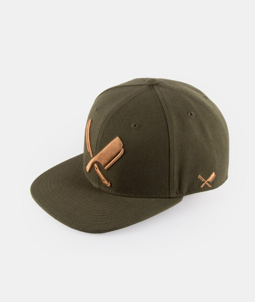 Barber & Butcher snapback cap by Distorted People