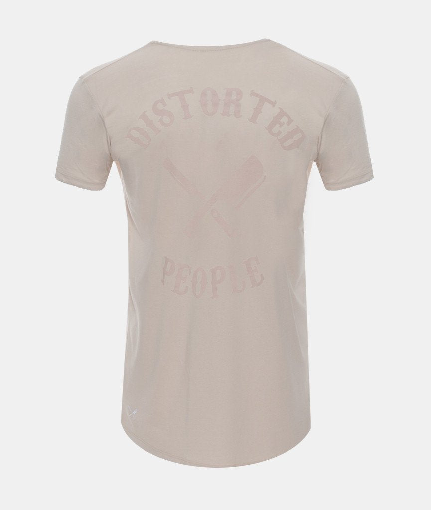 CUTTED NECK TEAM long t-shirt by Distorted People