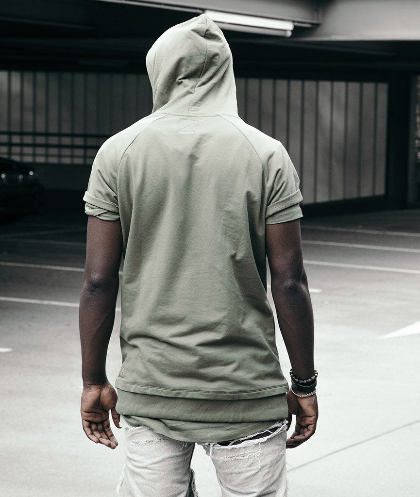 HOODIE oversized hooded sweat t-shirt by Distorted People