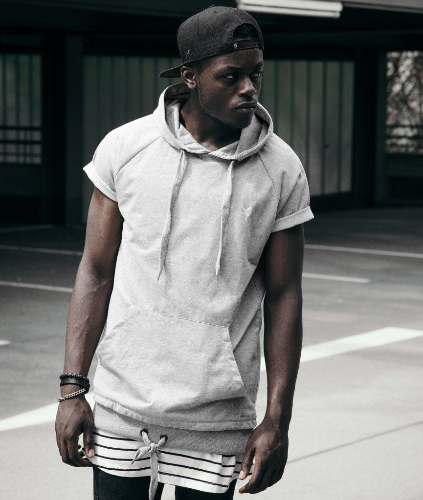 HOODIE oversized hooded sweat t-shirt by Distorted People