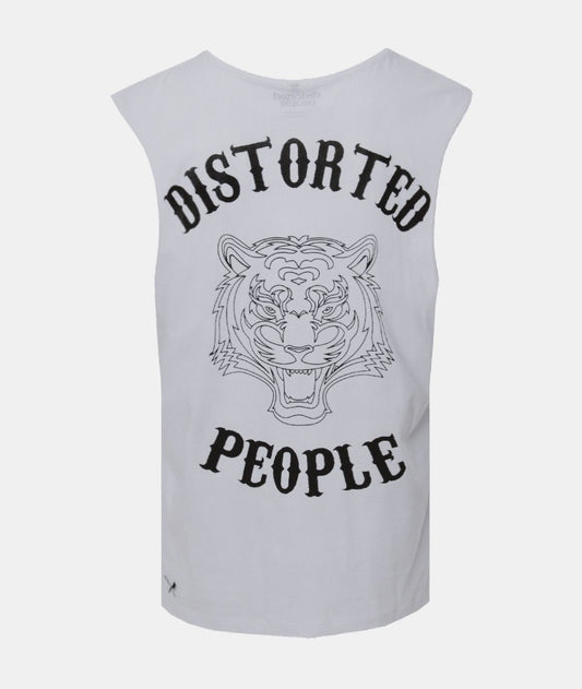 Tiger Grand Crew Neck tank top by Distorted People