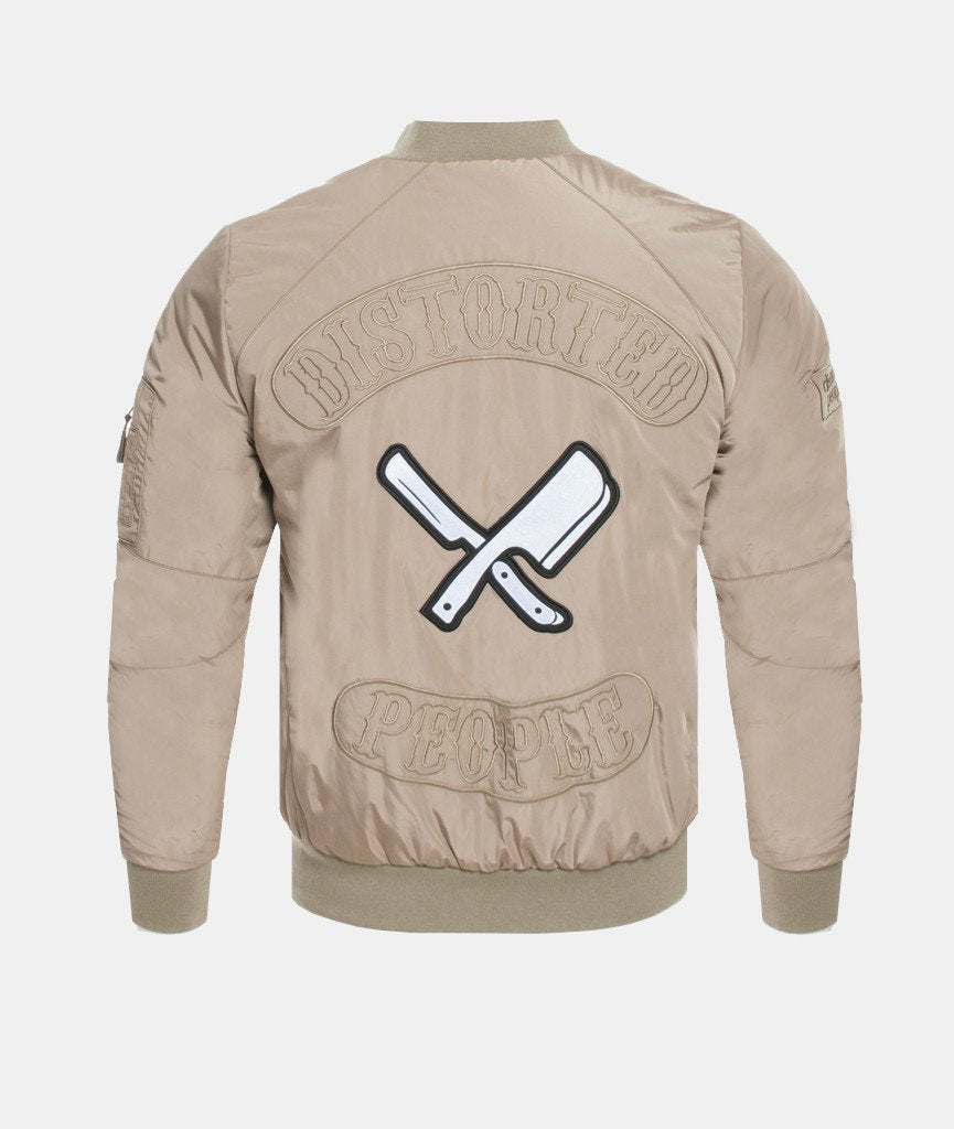 PATCH-SERIES TEAM slim cut bomber jacket by Distorted People