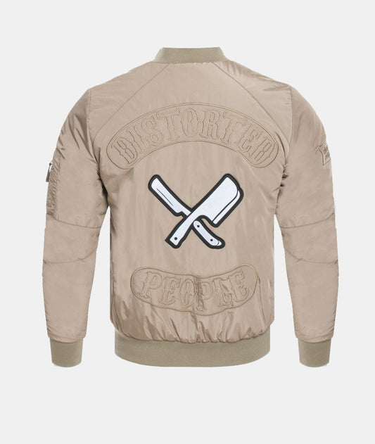 PATCH-SERIES TEAM slim cut bomber jacket by Distorted People