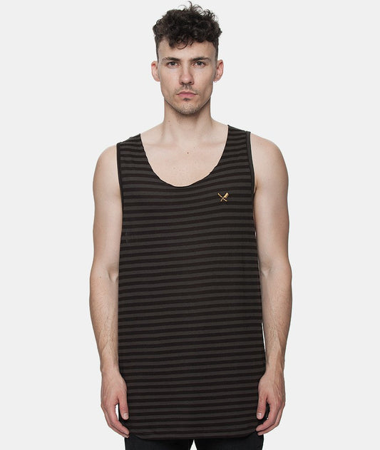 CUTTED NECK oversized tank top by Distorted People