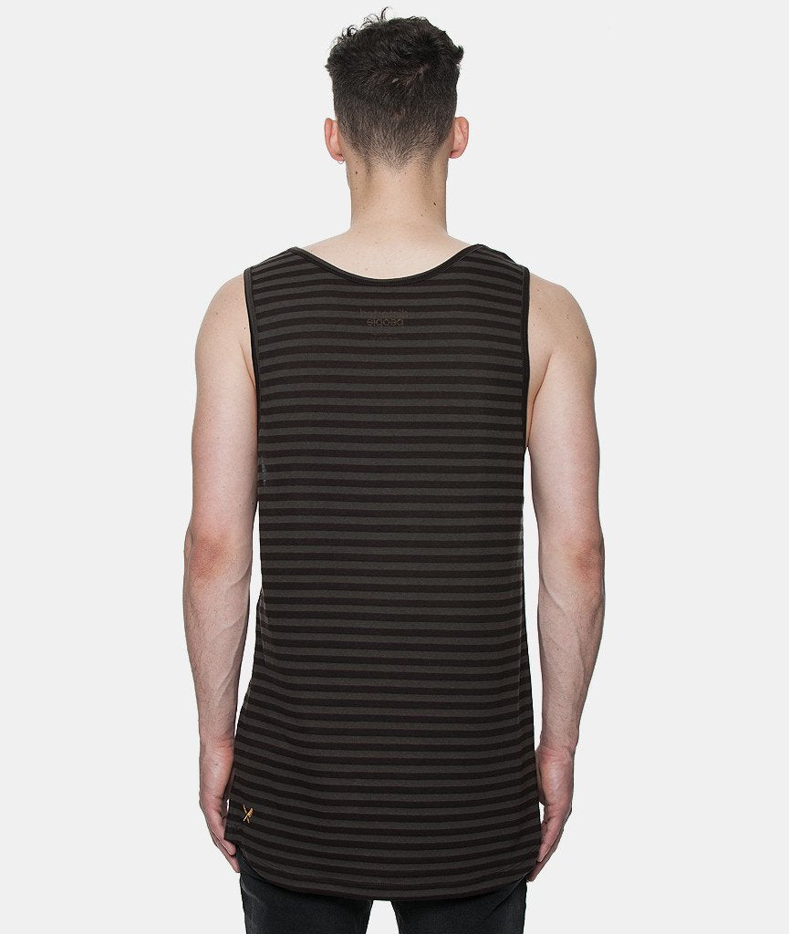 CUTTED NECK oversized tank top by Distorted People