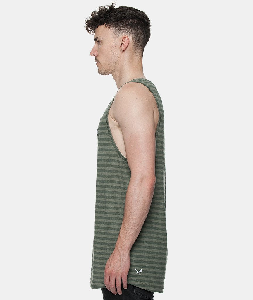 CUTTED NECK oversized tank top by Distorted People