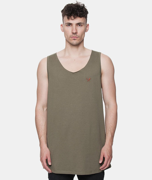 Cutted Neck oversized tank top by Distorted People