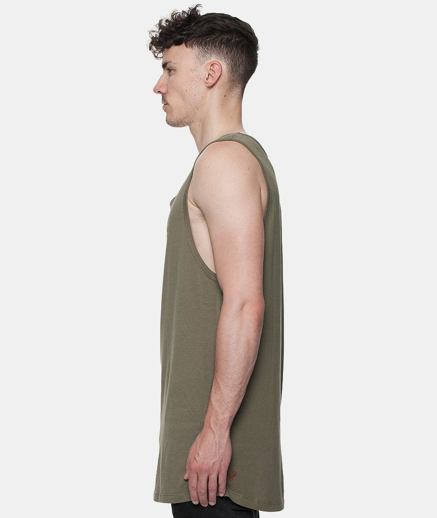 Cutted Neck oversized tank top by Distorted People
