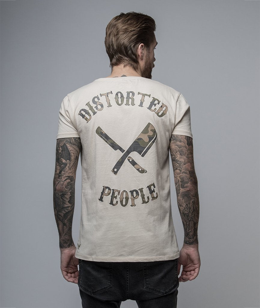 Grand Crew Neck Camo Team t-shirt by Distorted People