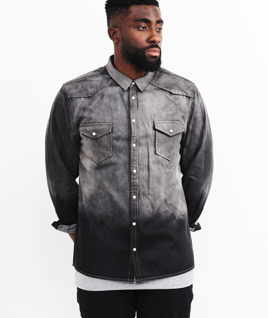 HARVEY regular fit kent collar Shirt by Distorted People