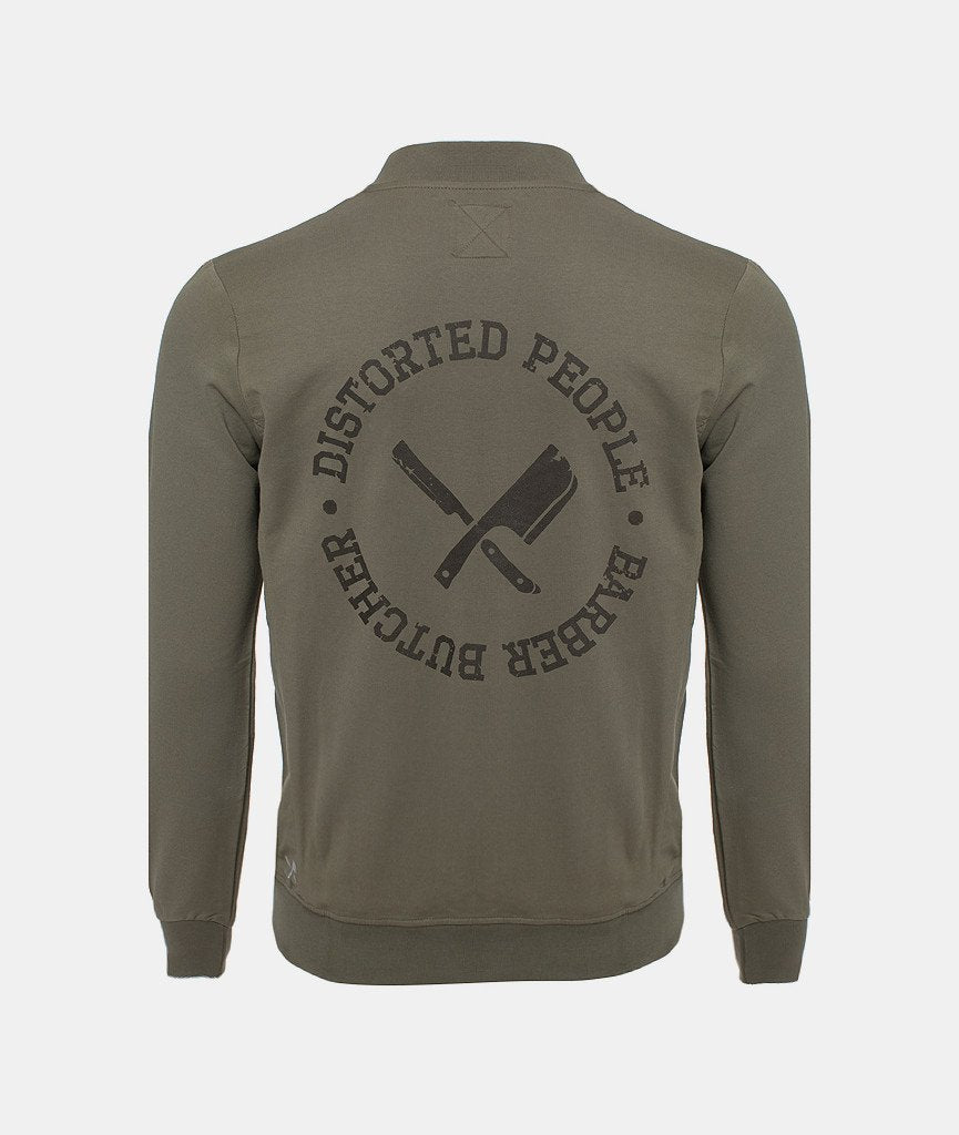 BLOUSON CIRCLE sweatshirt-jacket by Distorted People