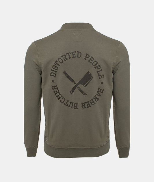BLOUSON CIRCLE sweatshirt-jacket by Distorted People
