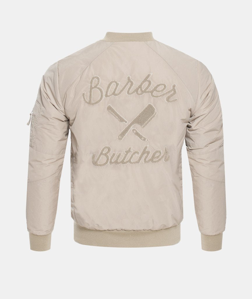 PATCH-SERIES BB BLADES slim cut bomber jacket by Distorted People