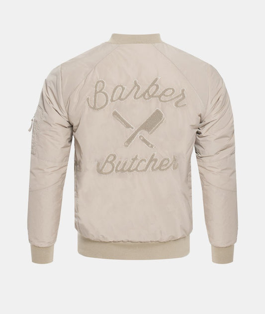 PATCH-SERIES BB BLADES slim cut bomber jacket by Distorted People