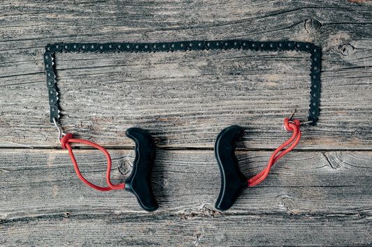 Camping Outdoor Pocket Chainsaw Flatlay