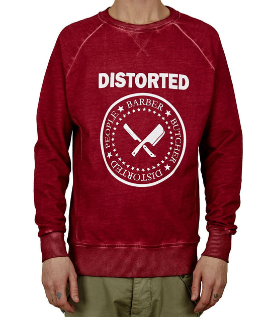 HEAD OR TAILS grand neck Sweatshirt by Distorted People