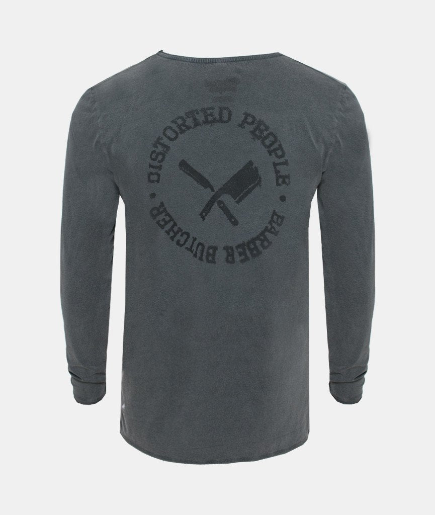 Cutted Neck Circle longsleeve by Distorted People