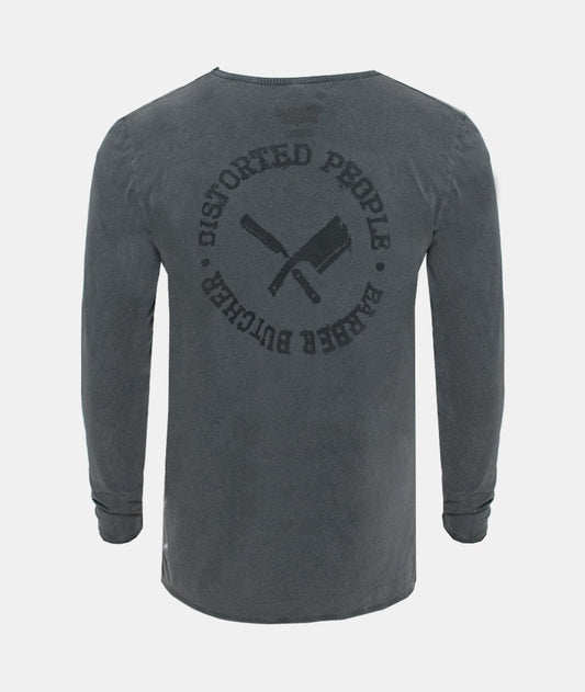 Cutted Neck Circle longsleeve by Distorted People