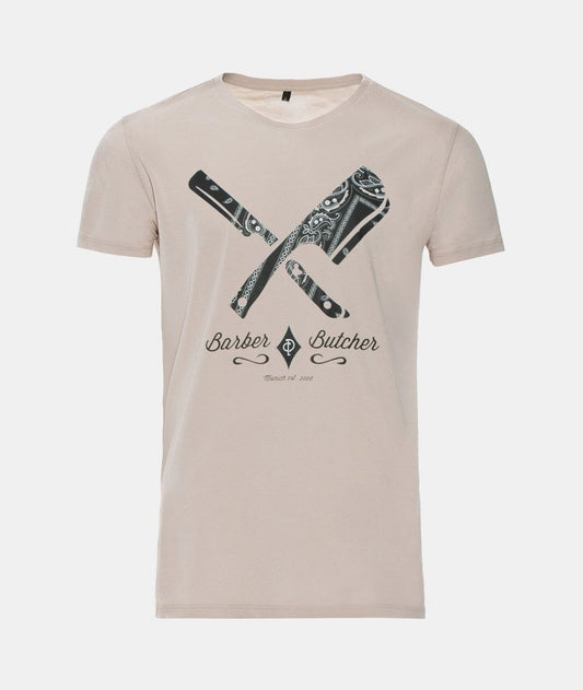 Barber & Butcher Paisley Grand Crew Neck t-shirt by Distorted People