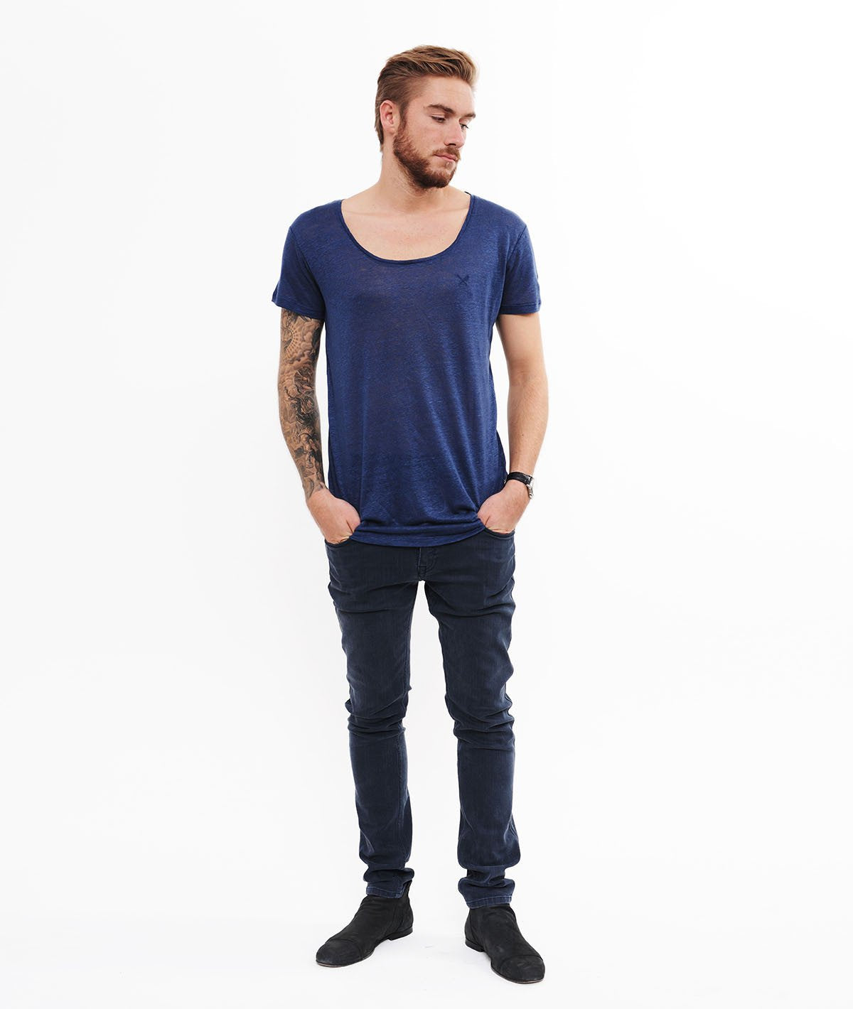 LEINEN O-NECK t-shirt by Distorted People