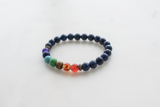 Navy Blue Chakra Bracelet