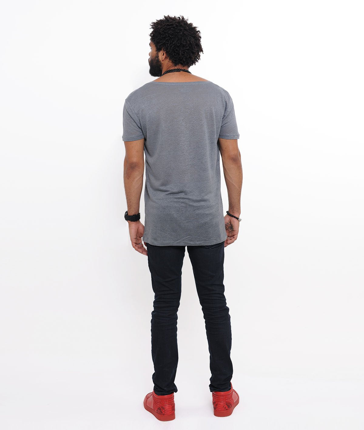 BLADES LEINEN o-neck T-Shirt by Distorted People