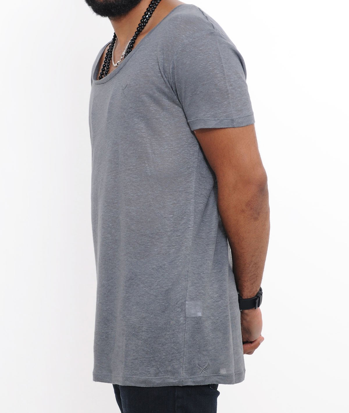 BLADES LEINEN o-neck T-Shirt by Distorted People