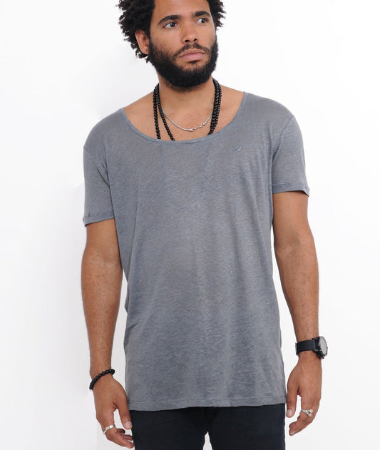 BLADES LEINEN o-neck T-Shirt by Distorted People