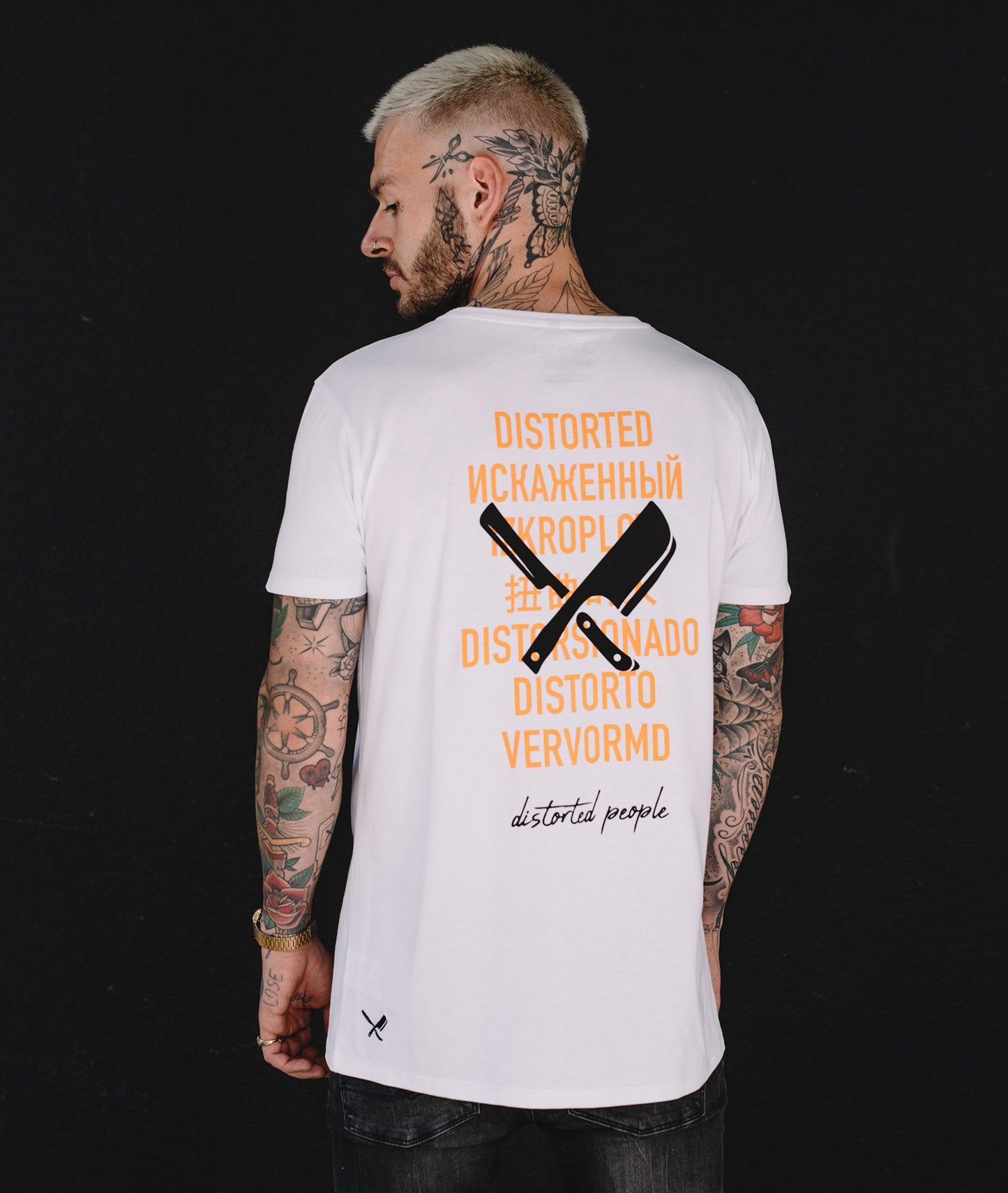 Font Blades Grand Crew Neck Pocket