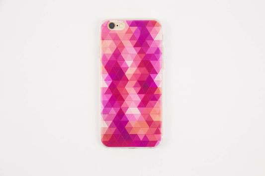 Pink Patterned iPhone Case