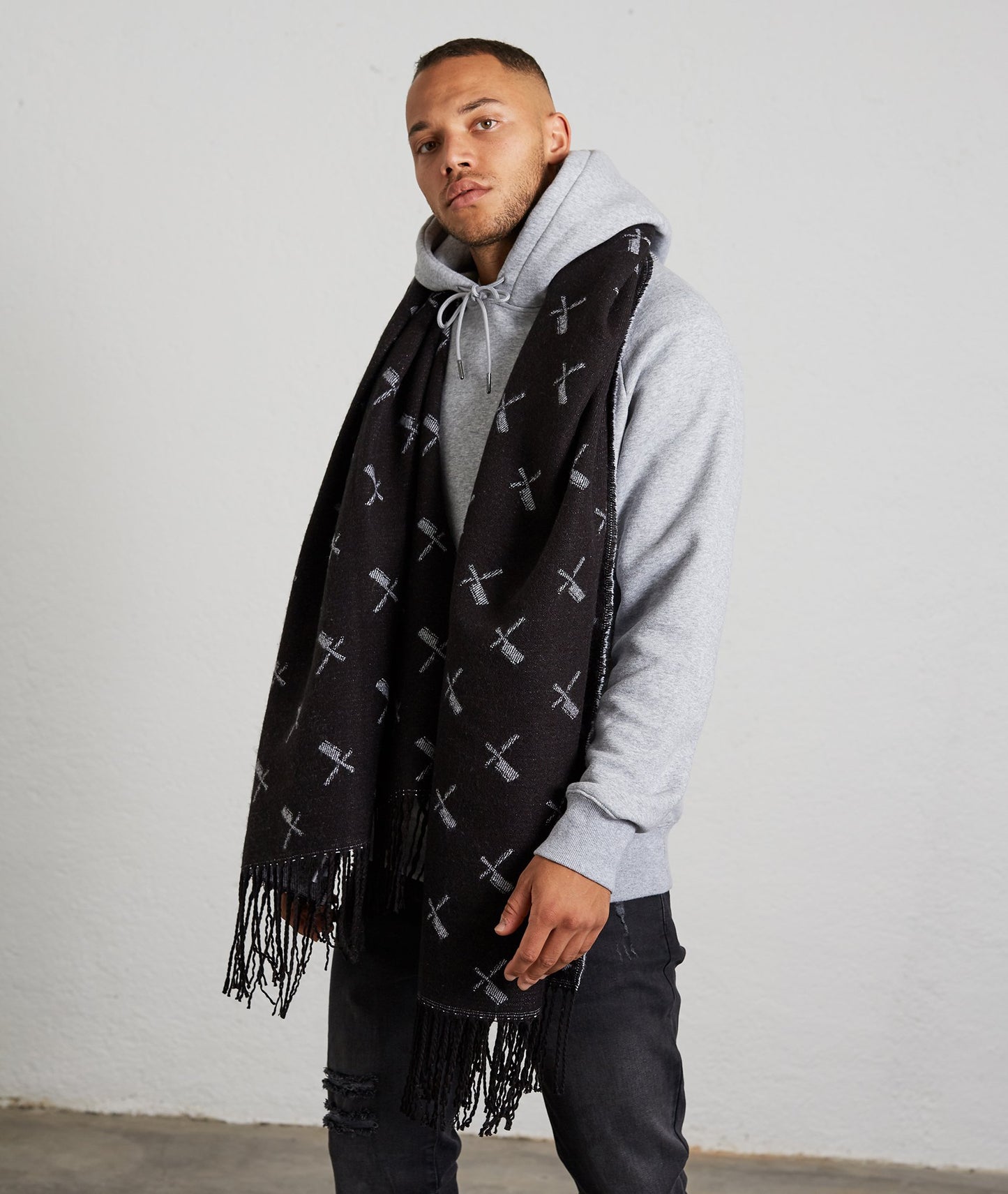 Allover Blades Scarf
