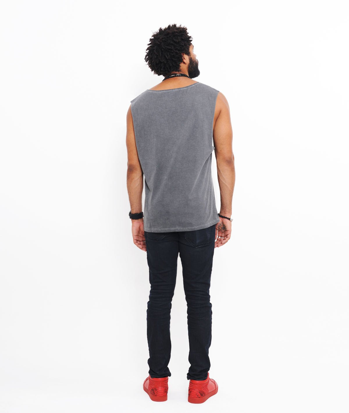 STATEMENT OF FAITH cutted grand neck Tank Top by Distorted People