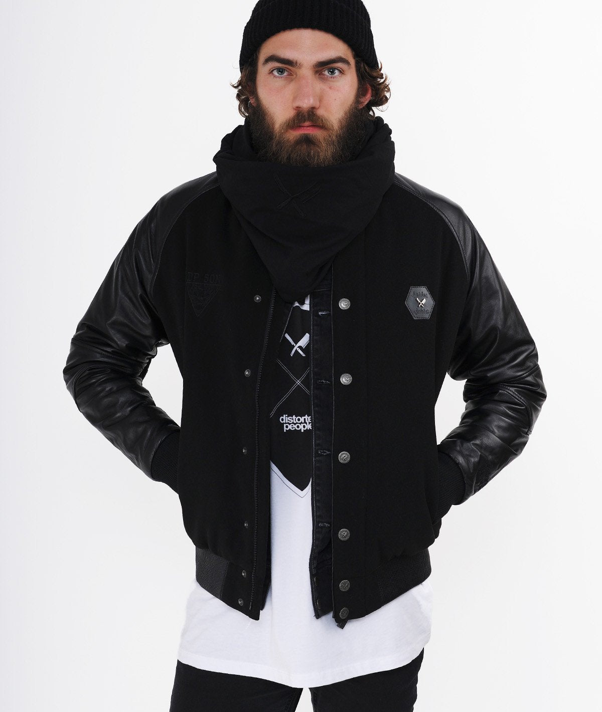 Stud Loop Scarf by Distorted People