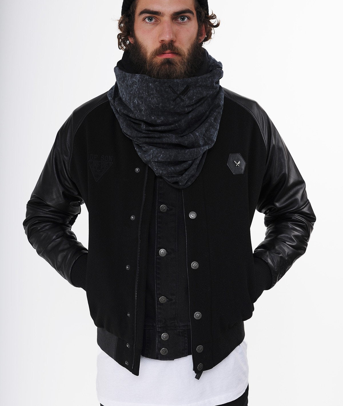 Stud Loop Scarf by Distorted People